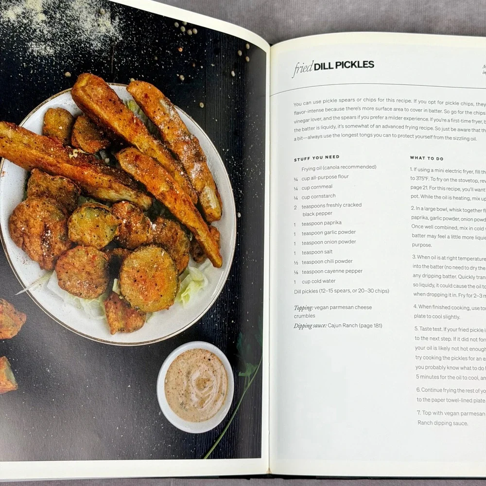 The Cajun Vegan Cookbook Krimsey Lilleth Hardcover 130+ Plant-Based Recipes USED